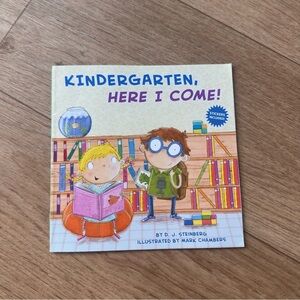 Kindergarten Here I Come Children's Book With Stickers